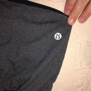 Lululemon black and grey shorts size 6